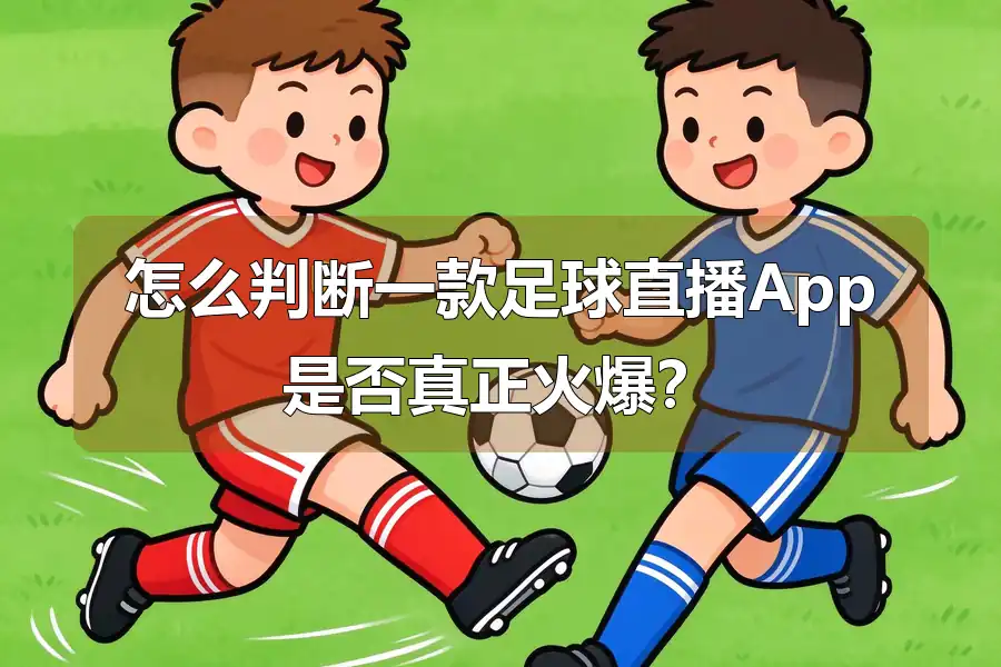 怎么判断一款足球直播App是否真正火爆？